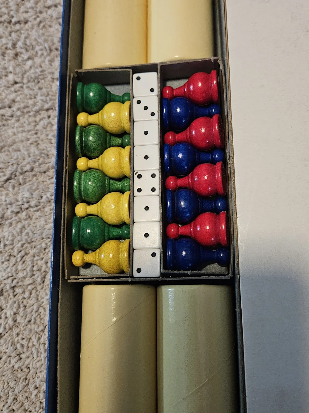 Vtg (1959-64) Gold Seal Edition of Parcheei Game. Published by Selchow & Righter